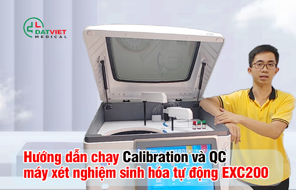 Hướng dẫn chạy calibration và qc sản phẩm xét nghiệm sinh hóa auto exc Hướng dẫn chạy calibration cùng qc lắp thêm xét nghiệm sinh hóa tự động hóa exc