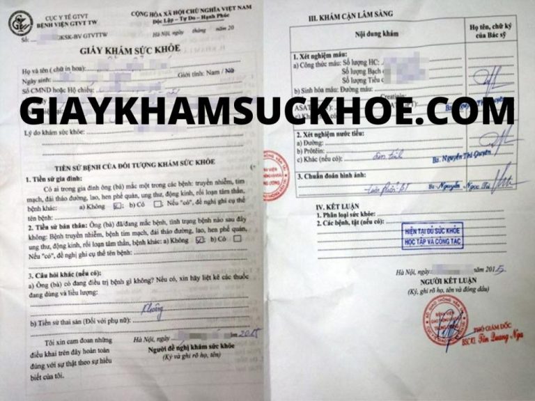 Làm giấy khám sức khoẻ a nhanh chóng giá rẻ Làm giấy đi khám sức khoẻ a lập cập giá rẻ