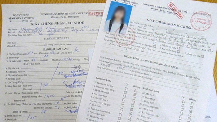 Mẫu giấy khám sức mạnh a Mẫu giấy khám sức mạnh a