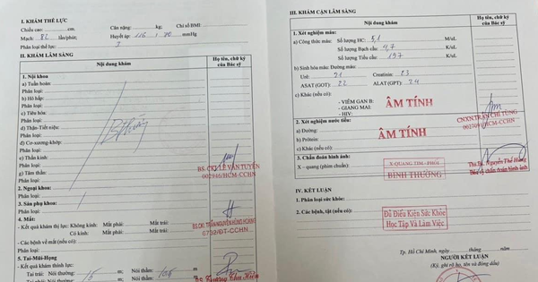 Làm giả giấy khám sức khỏe các kết quả xét nghiệm để thi giấy phép lái xe Làm giả giấy khám sức khỏe các kết quả xét nghiệm để thi giấy phép lái xe