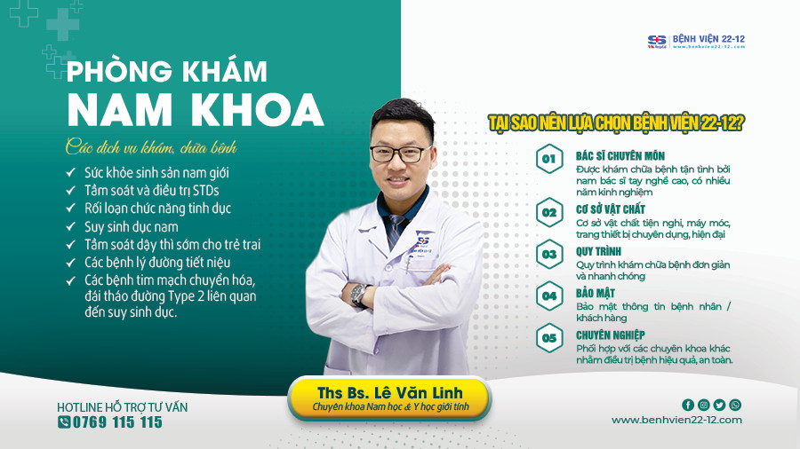Khám phái nam khoa Khám nam khoa