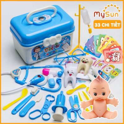 Bộ đồ trò chơi bác bỏ sĩ đi khám răng trẻ nhỏ nha khoa đi khám bệnh thời thượng cho bé nhỏ trai gái tuổi Bộ trang bị trò chơi bác bỏ sĩ đi khám răng trẻ nhỏ nha khoa khám bệnh thời thượng cho bé bỏng trai gái tuổi