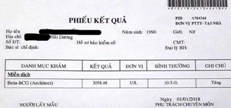 Xét nghiệm beta hcg là gì? những thông tin chi tiết bạn cần biết